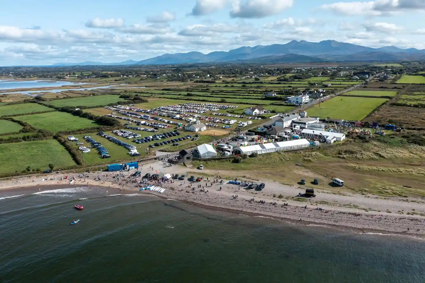 Aerial View of Cromane Seafest