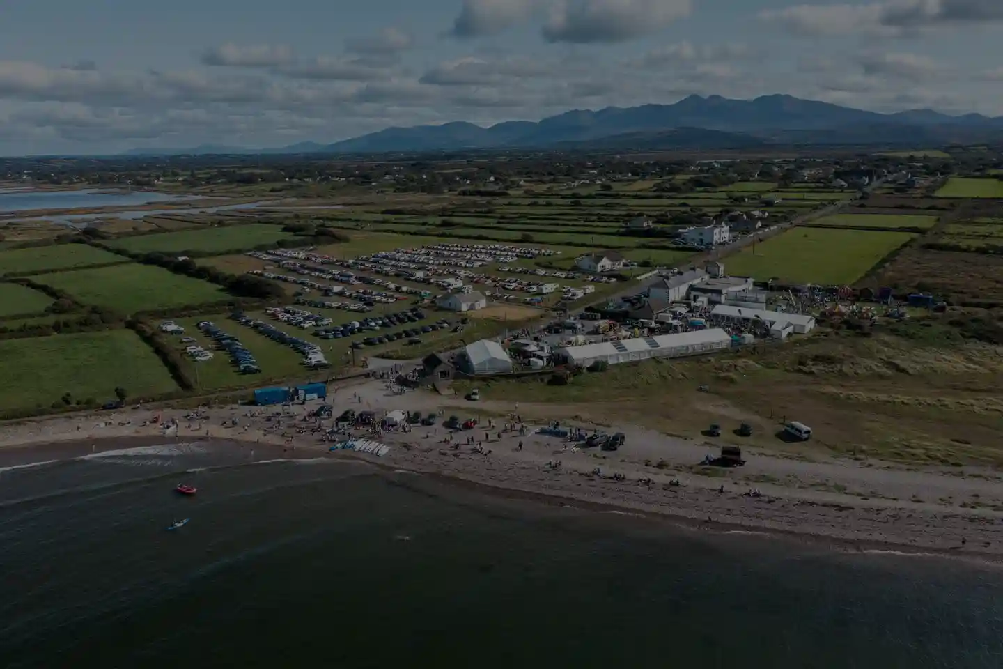 cromane seafest aerial view